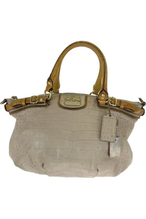 Coach Pre-owned, Dames, , ONE Size, Leer, Tweedehands leren handtassen