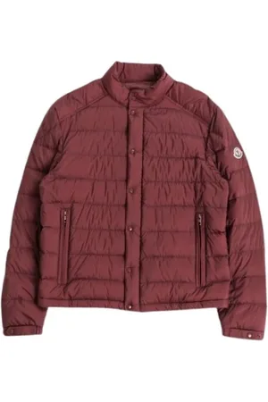 Moncler Jassen, Heren, Rood, XL, Rode Donsjas met Ritssluiting