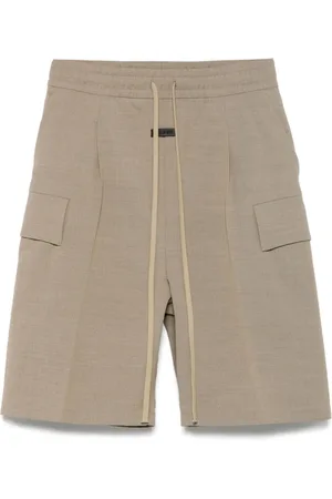FEAR OF GOD Korte broeken, Heren, , M, Cargo Zak Elastische Taille Shorts