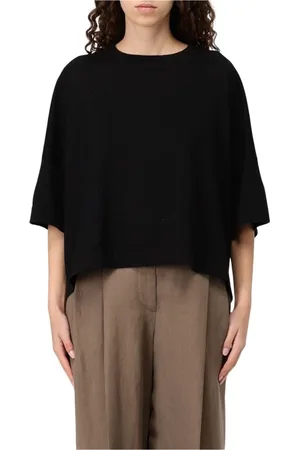 Brunello Cucinelli Truien, Dames, Zwart, S, Kasjmier, Luxe Cashmere Pullover Sweater