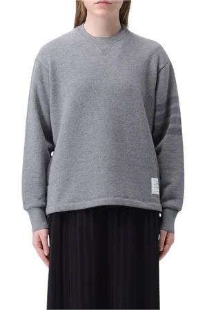 Thom Browne Sweatshirts & Hoodies, Dames, Grijs, 2Xs, Klassieke Grijze Sweater voor Vrouwen