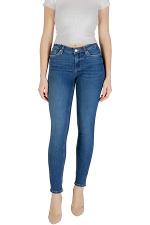 Liu Jo Jeans, Dames, Blauw, W31, Katoen, Blauwe Skinny Jeans van Katoen
