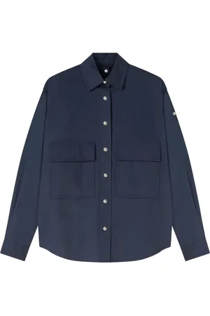 add Jassen, Dames, Blauw, XS, Katoen, Overhemd JAS EN Binnenvest
