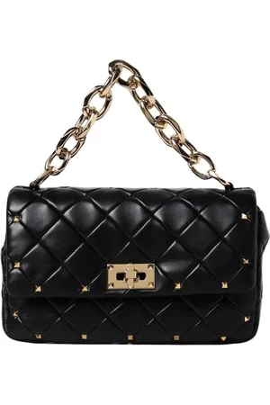 VALENTINO GARAVANI Tassen, Dames, Zwart, ONE Size, Zwarte Mini Crossbody Tas