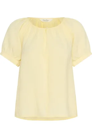 Part Two Blouses & Shirts, Dames, , XS, Linnen, Vrouwelijke Linnen Blouse Double Cream
