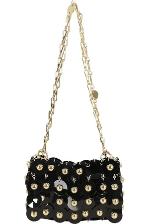 Paco rabanne Tassen, Dames, Zwart, ONE Size, Stijlvolle Handtas