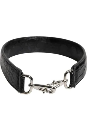 Dolce & Gabbana Tassen, Dames, Zwart, ONE Size, Leer, Luxe Alligator Leren Schouderband