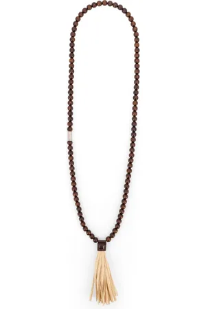 Dsquared2 Accessoires, Heren, , ONE Size, Houten Cilinder Ketting