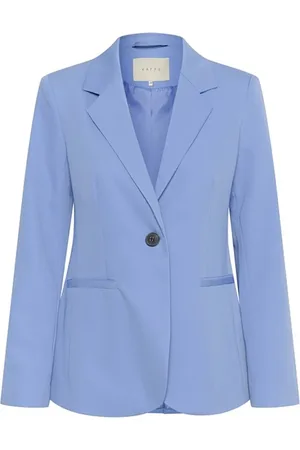 Kaffe Jassen, Dames, Blauw, 2Xl, Ebb And Flow Blazer Jas