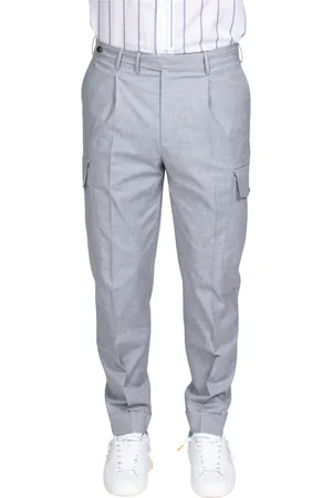 PT Torino Broeken, Heren, Grijs, 2Xl, Cargo Broek in Licht Grijs