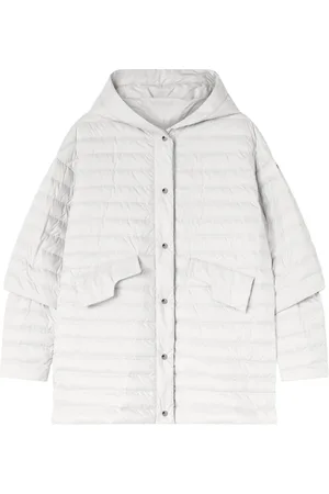 add Jassen, Dames, Wit, S, Polyester, Omkeerbare gewatteerde jas met capuchon