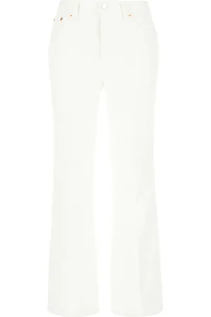 Gucci Jeans, Dames, Wit, W28, Denim, Klassieke Denim Jeans voor dagelijks gebruik