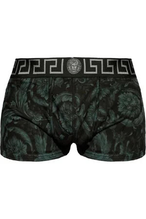 VERSACE Ondergoed, Heren, Veelkleurig, L, Blauwe Ondergoed voor Mannen
