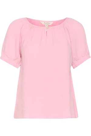 Part Two Blouses & Shirts, Dames, Roze, S, Linnen, Vrouwelijke Linnen Blouse Nectar