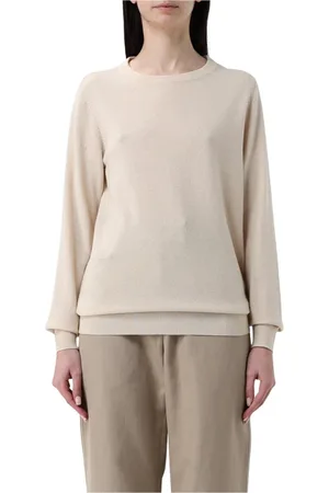 Brunello Cucinelli Truien, Dames, , XL, Kasjmier, Luxe Cashmere Pullover Sweater