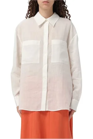 Liu Jo Blouses & Shirts, Dames, Wit, M, Elegante Groene Button-Up Shirt