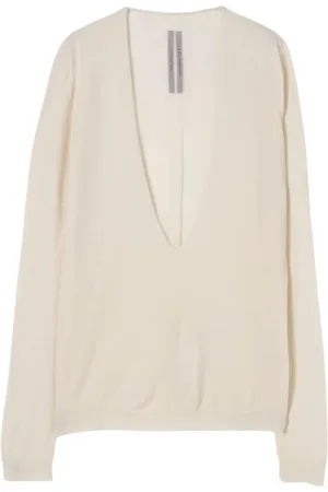 Rick Owens Truien, Dames, , S, Zijden V-Hals Vest