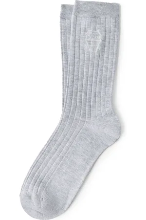 Brunello Cucinelli Ondergoed, Heren, Grijs, L, Katoen, Multi Colour Ondergoed met Contrast Strepen