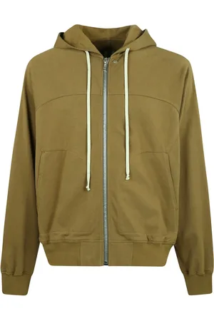 Rick Owens Sweatshirts & Hoodies, Heren, Groen, L, Windbreaker Sweatshirts & Hoodies