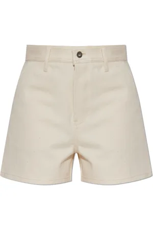 Jil Sander Korte broeken, Dames, , W25, Katoen, Logo shorts
