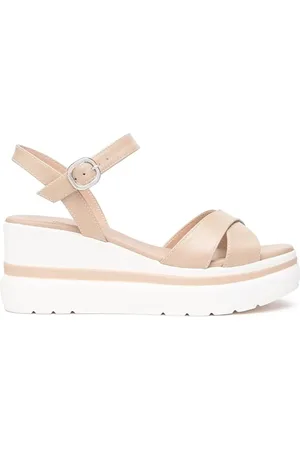Nero Giardini Schoenen, Dames, , 38 EU, Leer, Elegante Sleehak Sandalen