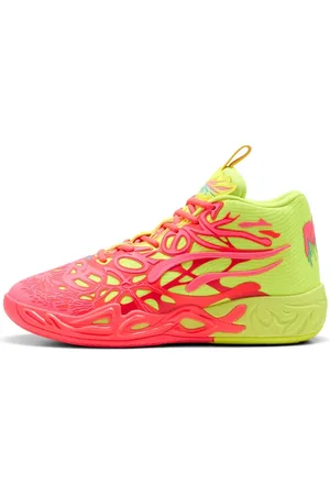 PUMA Schoenen, Heren, Veelkleurig, 45 EU, Roze Alert Geel Alert Sneakers