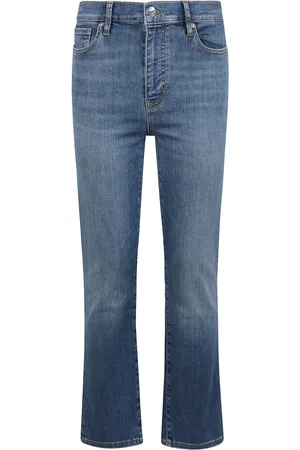 Frame Jeans, Dames, Blauw, W29, Denim, Hoge taille klassieke vijf-pocket jeans