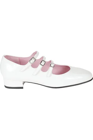 Carel Schoenen, Dames, Wit, 41 EU, Leer, Witte Lakleren Schoenen
