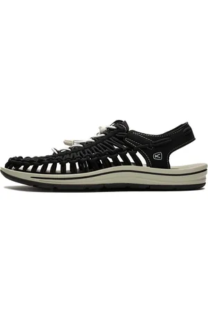 Keen Schoenen, Heren, Zwart, 42 1/2 EU, Bamboe, Bamboescheuten Sandalen