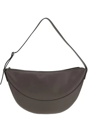 The Row Tassen, Dames, Bruin, ONE Size, Leer, Elegante Leren Schoudertas