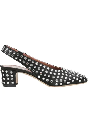 PARIS TEXAS Schoenen, Dames, Zwart, 40 EU, Studded lage hak pompen