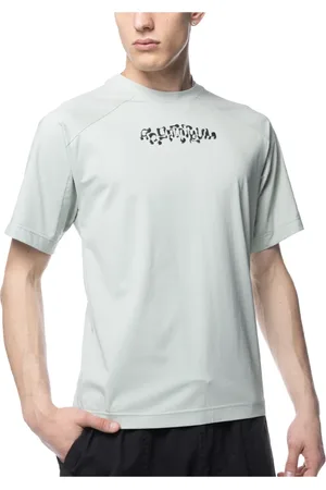 A.A. Spectrum Tops, Heren, Groen, S, Katoen, Radial T-shirt Fresh Mint Modernistische Stijl