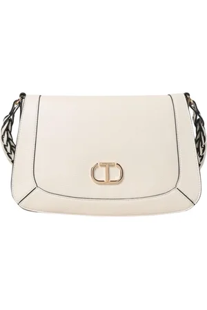 Twin-Set Tassen, Dames, , ONE Size, Parelgevlochten Satchel Tas