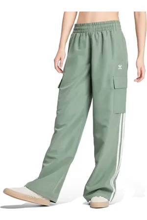 adidas Broeken, Dames, Groen, L, 3S Cargo Pants voor Vrouwen