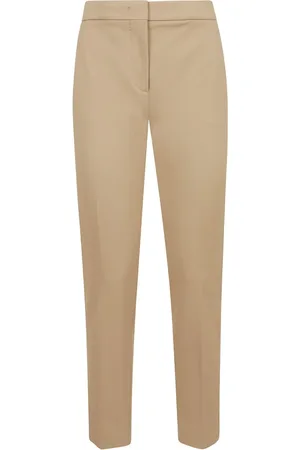 Max Mara Broeken, Dames, , XL, Jersey broek met Honey stijl