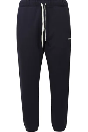 Autry Broeken, Heren, Blauw, 2Xl, Trainingsbroek met geborduurd logo en taillekoord