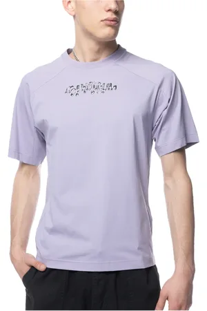 A.A. Spectrum Tops, Heren, Paars, XS, Katoen, Livid Lavender Radial T-Shirt