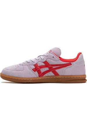 Asics Schoenen, unisex, Paars, 46 1/2 EU, Suède, Skyhand OG Orchid Husht Flame Scarlet