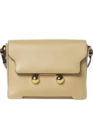 Marni Tassen, Dames, , ONE Size, Leer, Elegante Leren Crossbody Tas