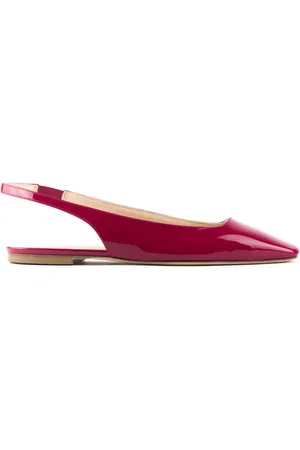 Prosperine Schoenen, Dames, Rood, 38 EU, Leer, Vernice Slingback Ballerina Schoenen