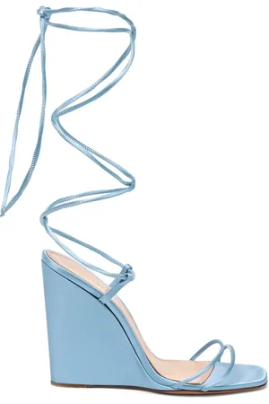 MVP Wardrobe Schoenen, Dames, Blauw, 41 EU, Satijn, LA Croisette Wedge