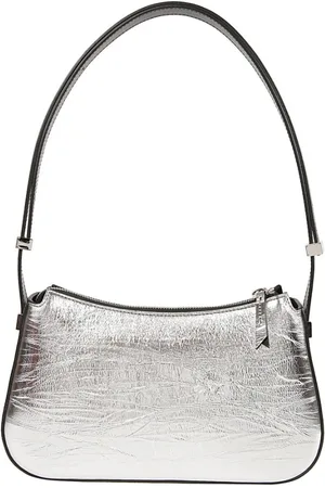 Lanvin Tassen, Dames, Grijs, ONE Size, Leer, Schoudertas Concerto Stijl