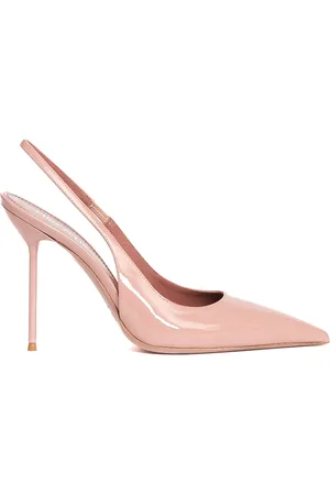 PARIS TEXAS Schoenen, Dames, Roze, 39 EU, Leer, Donkere Phard Slingback Pumps