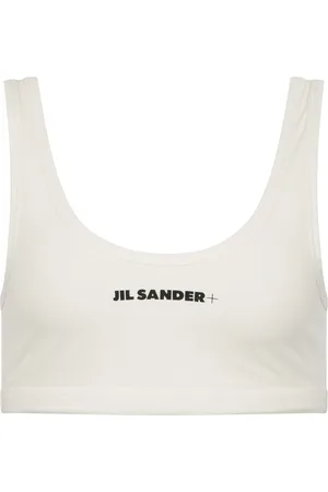 Jil Sander Badkleding, Dames, , S, Witte Bikiniset met Centraal Logo