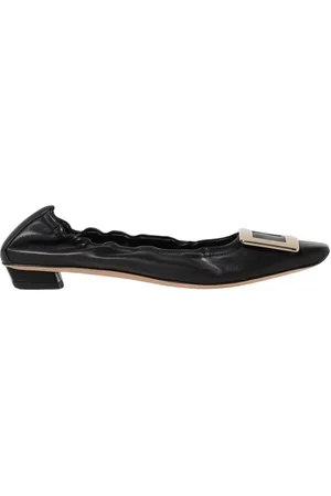 Roger Vivier Schoenen, Dames, Zwart, 37 EU, Geel Room Ballet Flats