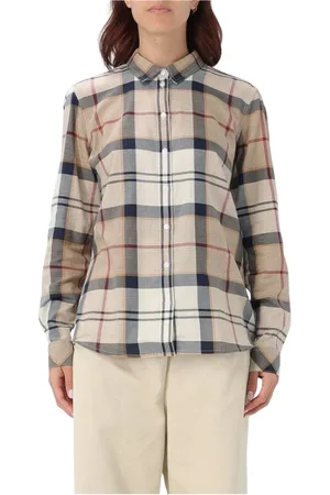 Barbour Overhemden, Dames, Veelkleurig, M, Stijlvolle Geruite Blouse