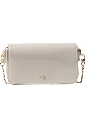 V°73 Tassen, Dames, , ONE Size, Leer, Zand Crossbody Chain Tas