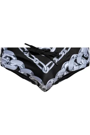 VERSACE Badkleding, Heren, Zwart, M, Zwart zee kleding met trekkoord tailleband