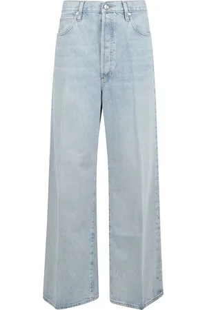 Frame Jeans, Dames, Blauw, W26, Denim, Baggy Denim Jeans