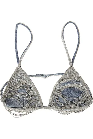 Retrofete Ondergoed, Dames, Grijs, M, Hyde Bra Top voor Vrouwen